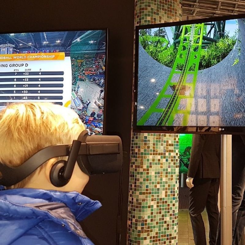 Oculus Rift Vr Opstelling Rollercoaster