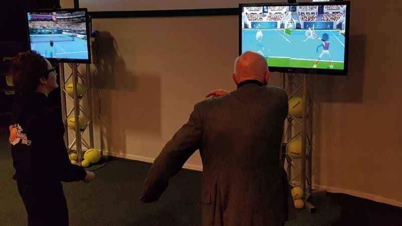 Kinect Tennis Games Tijdens Abn Amro World Tennis Tournament Voor Jong En Oud