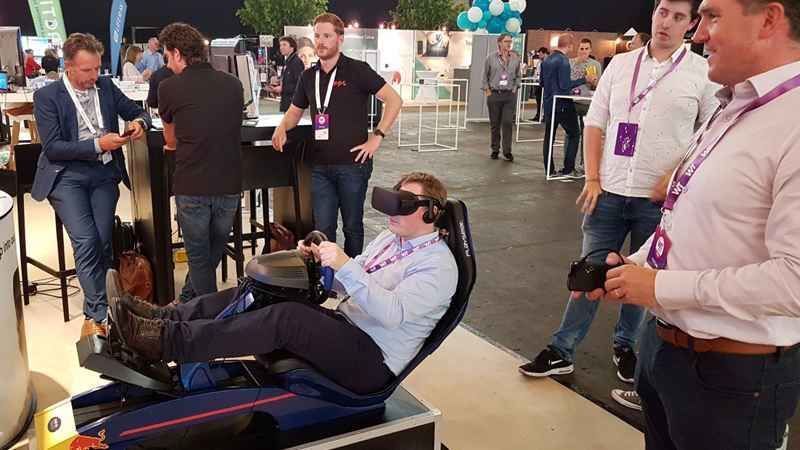 Virtual Reality Formule1 Race Simulator Publiekstrekker