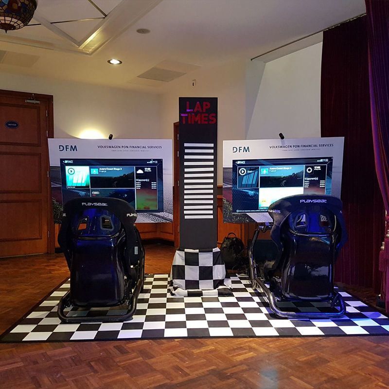 2x Race Simulator Project Cars Maatwerk Tv Frames Bedrijfsfeest Dfm