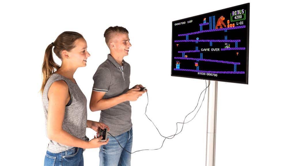 Retro Games Super Mario Bros Donkey Kong Pac Man Kirby's Adventure Nintendo Nes Event Beursstand Bedrijfsfeest 2