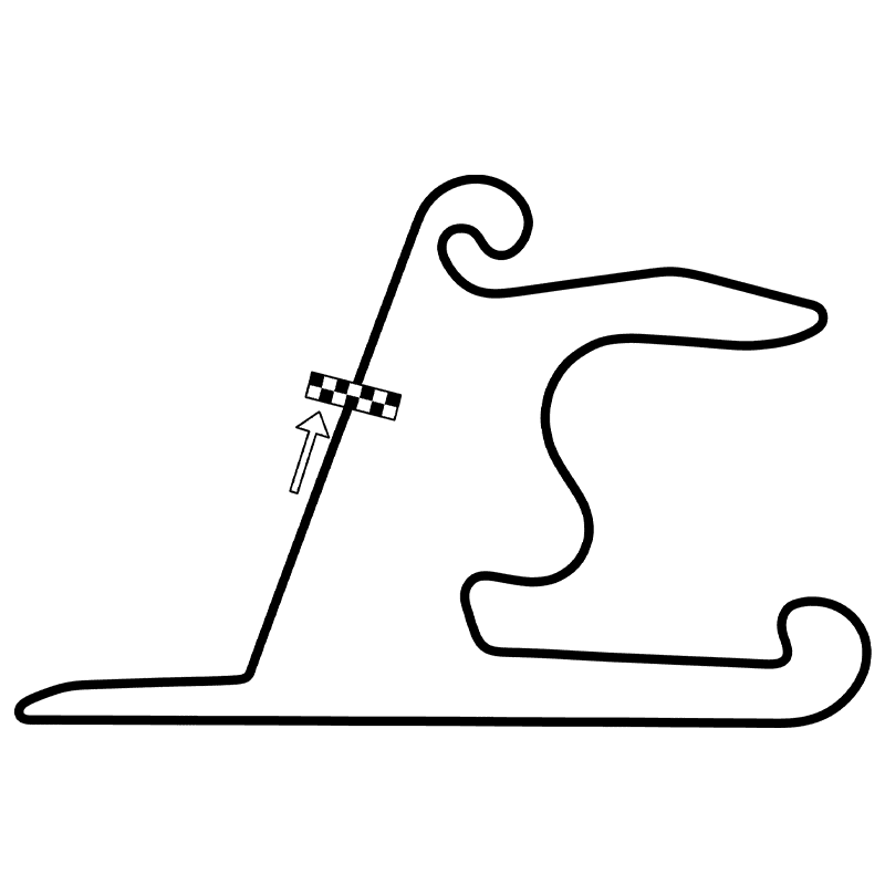 Shanghai International Racing Circuit Track Map