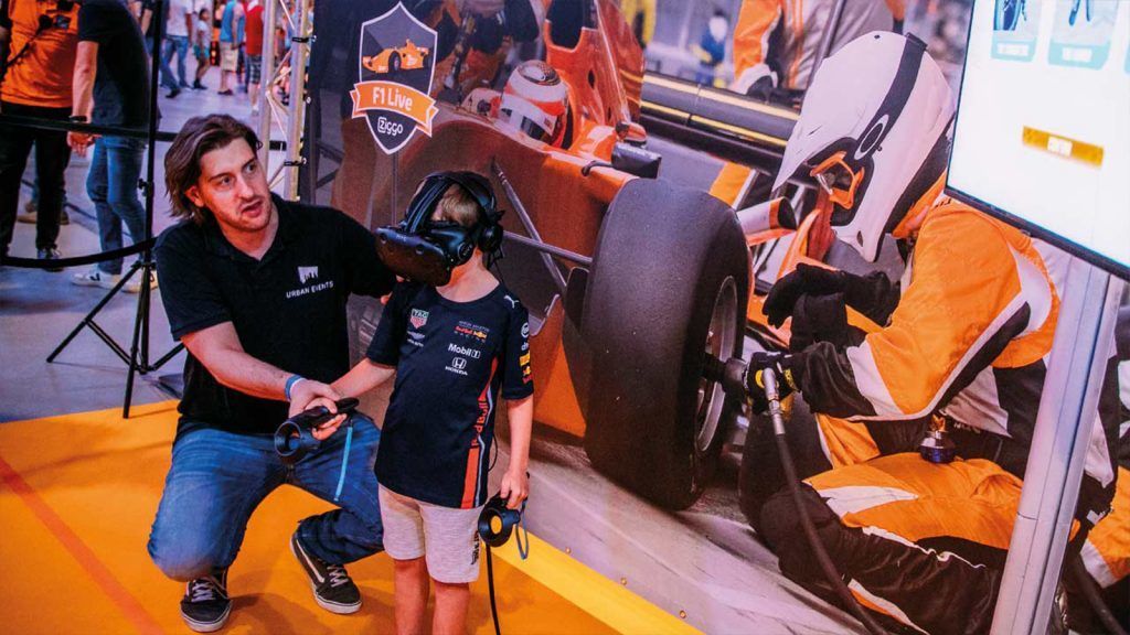Vr F1 Pitstop Challenge Bij Ziggo F1 Live Event In Ziggo Dome