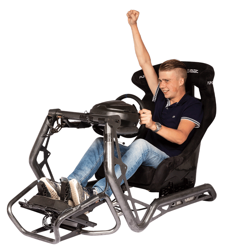 Race Simulator Gt Seat Vooraanzicht Beursstand Event Bedrijfsfeest Feest 1