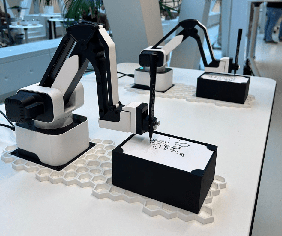 Opstelling Robots