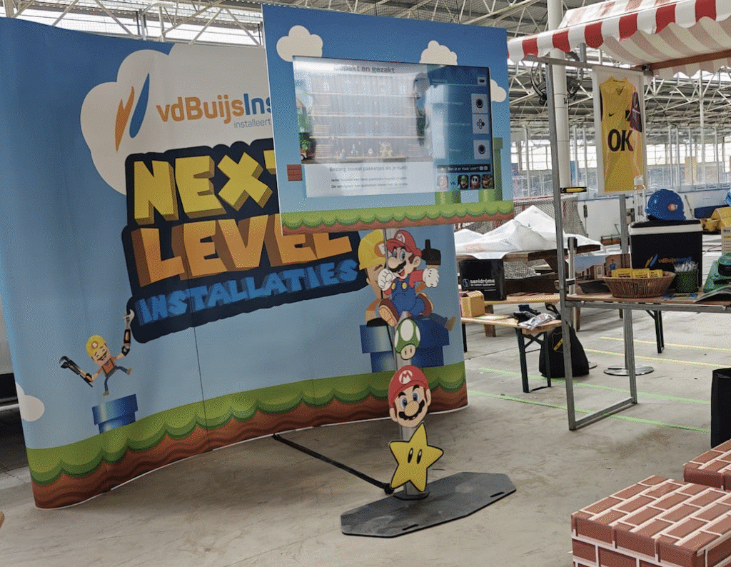 Mario Games Op Beurs Stand